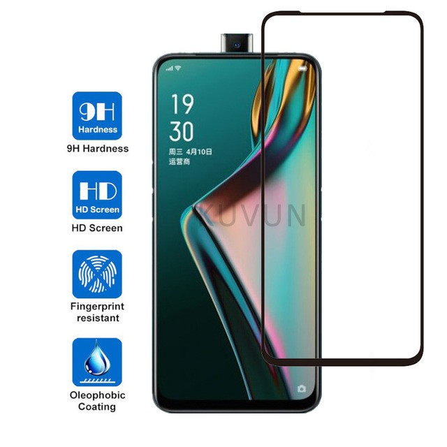 Tempered Glass Oppo K3 / Realme X Antigores Kaca Pelindung Layar Screen Protector Full Cover