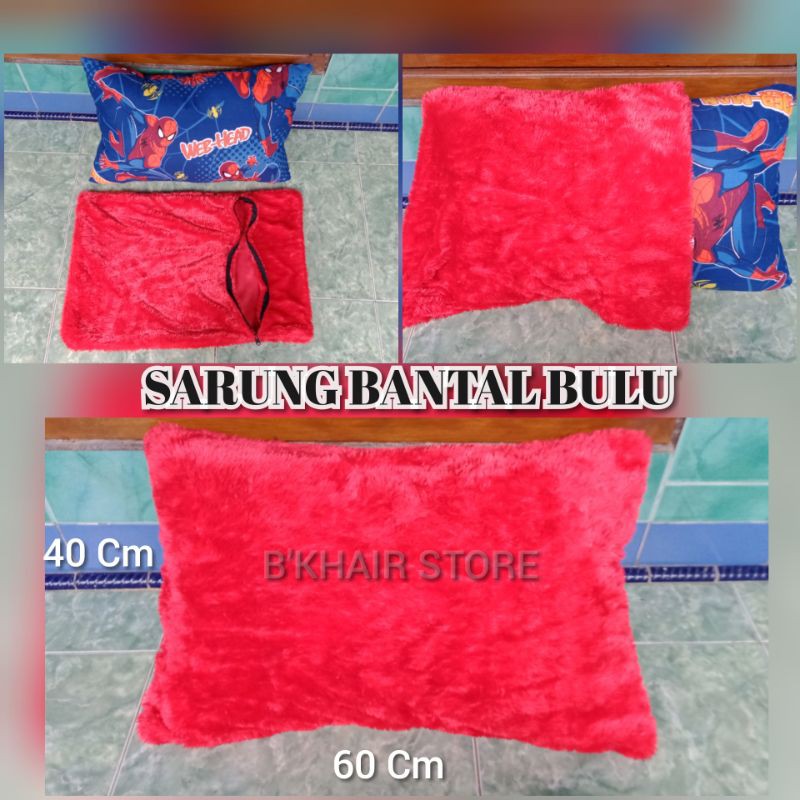 SARUNG BANTAL - SARUNG GULING -  BANTAL BULU RASFUR - SARUNG GULING BULU RASFUR - SARBAN SARGUL