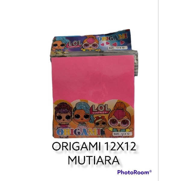 

ORIGAMI 12X12 MUTIARA/KERTAS LIPAT