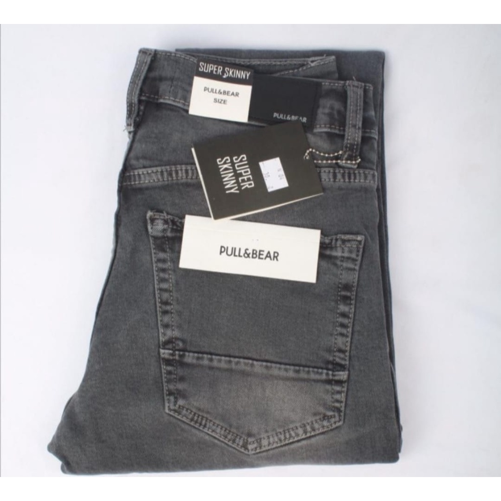 celana jeans skinny pull&amp;bear / celana jeans stretch / celana panjang / celana pull n bear