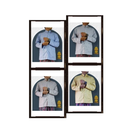 Baju koko takwa muslim lengan panjang dewasa terbaru