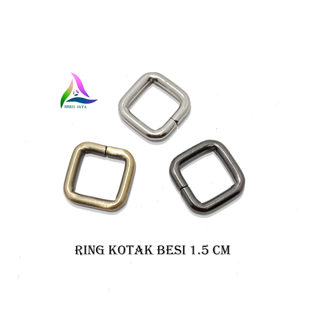 RING KOTAK TAS BESI UKURAN 1.5 CM TEBAL PREMIUM