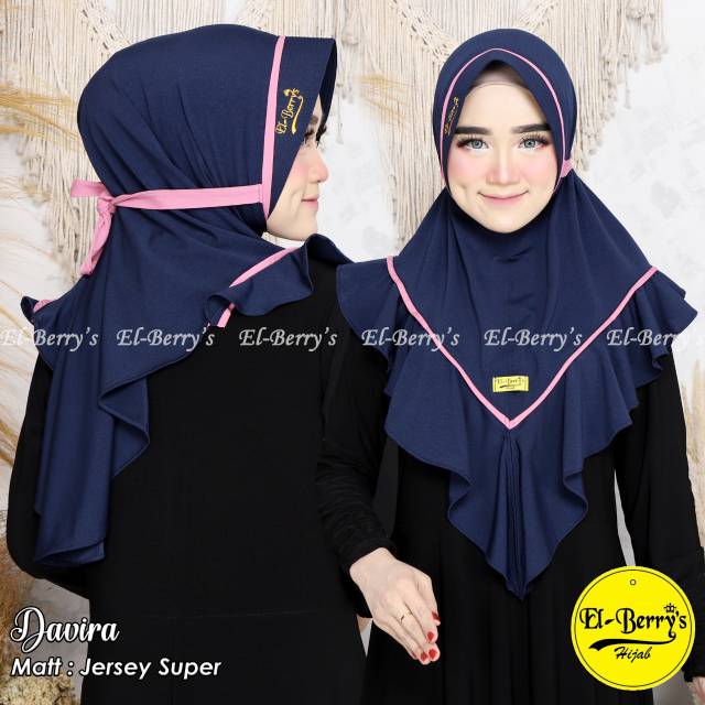 HIJAB EL BEERY / Jilbab EL berry Davira