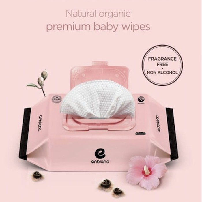 TISSUE BASAH - BABY WIPES ENBLANC INDIPINK 20 SHEET