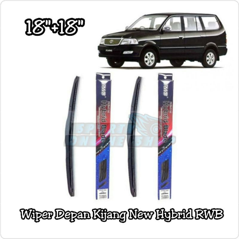 Wiper Depan Kijang 1997-2004 Hybrid Merk Rwb