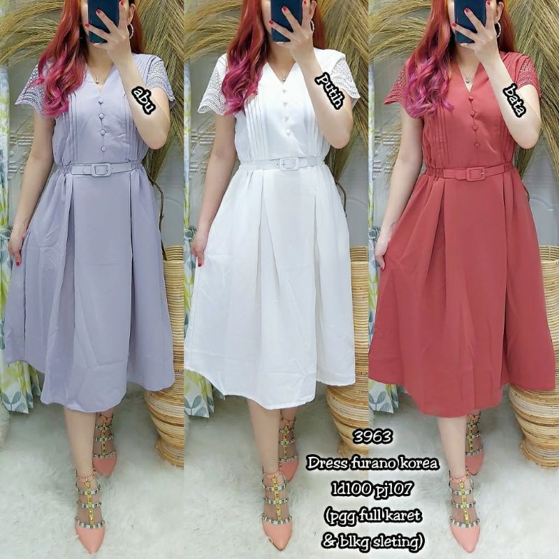 3963 Dress furano korea