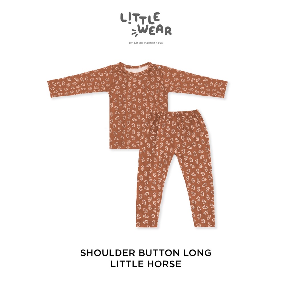 [Size 1-5y] Little Wear By Little Palmerhaus Shoulder Button Long Sleeve