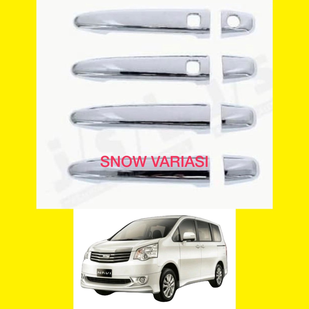 NAV 1 handle cover chrome NAV1 keyless cover pegangan pintu krom JSL