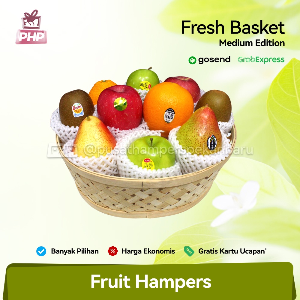 

#PHP Paket Hampers / Parsel Keranjang Buah Segar - Fresh Basket Medium
