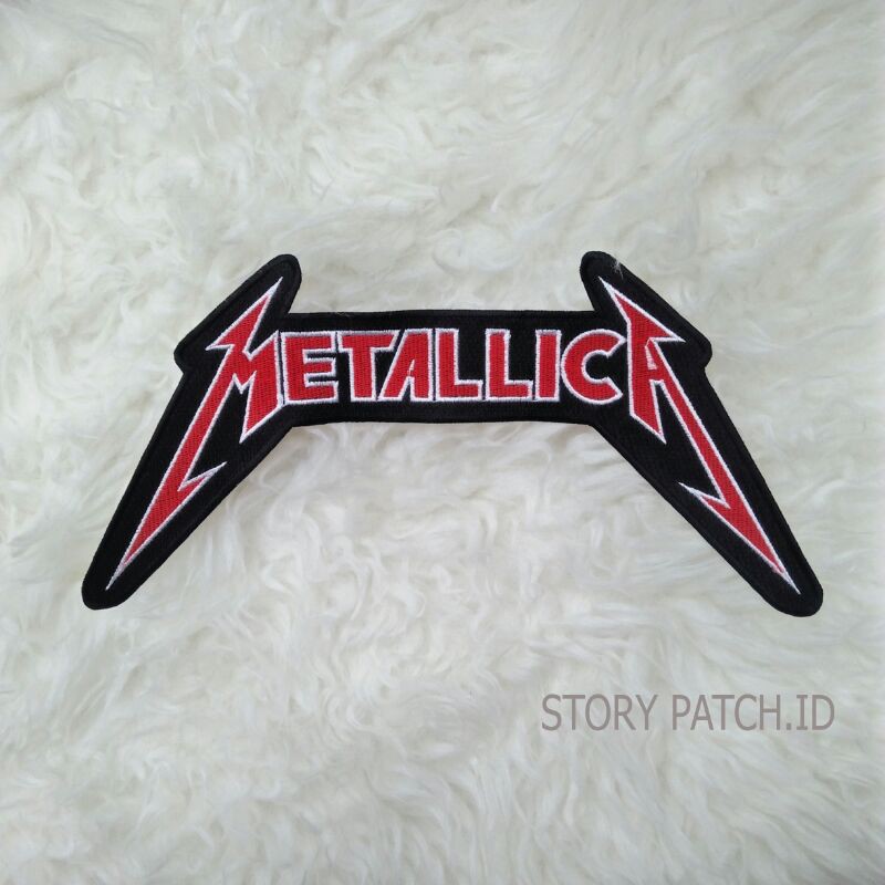 Backpatch Patch Ukuran Besar Metallica Band Aksesoris Jaket Belakang