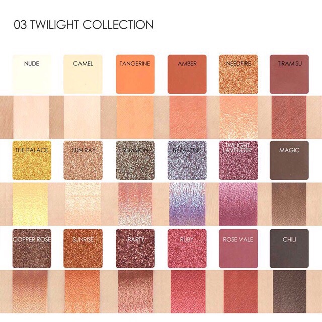 Original Focallure 18 Warna Eyeshadow Palette Bright Lux &amp; Neturals &amp; Twilight &amp; Tropical