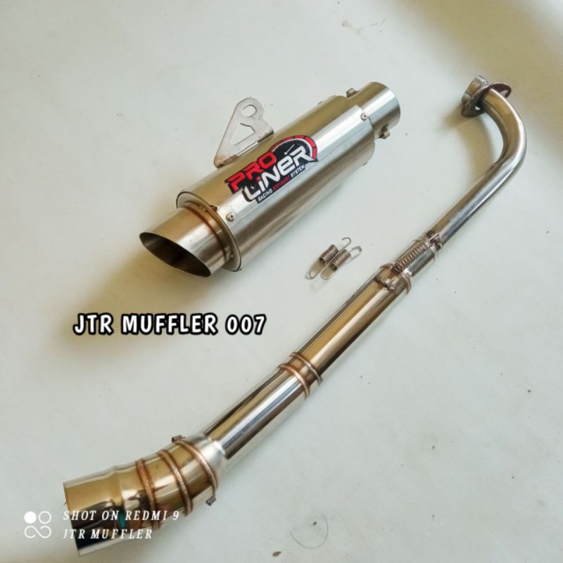 Knalpot racing PROLINER jupiter z1 jupiter z fullset