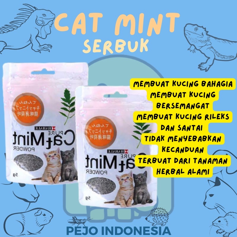 Camint Catnip Kucing serbuk