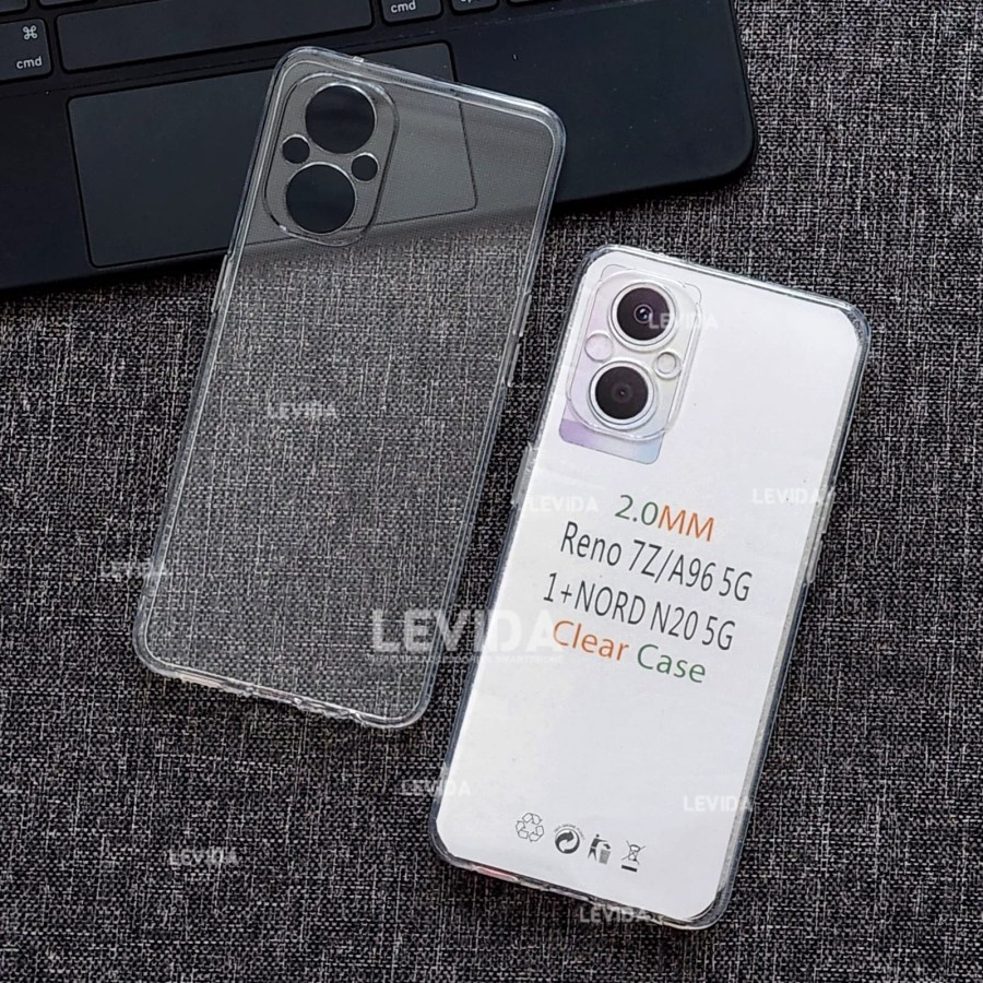 Reno 7Z 5G Case Ultra Clear HD Premium Transparan Jelly Silicon Softcase  - White_Cell