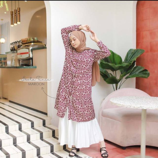 ESOLA TUNIC RAYON homey dress tunik murah by mayoutfit