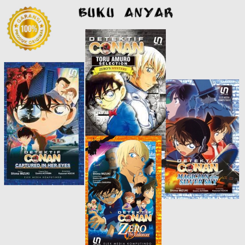 DETEKTIF CONAN KOMIK LIGHT NOVELS