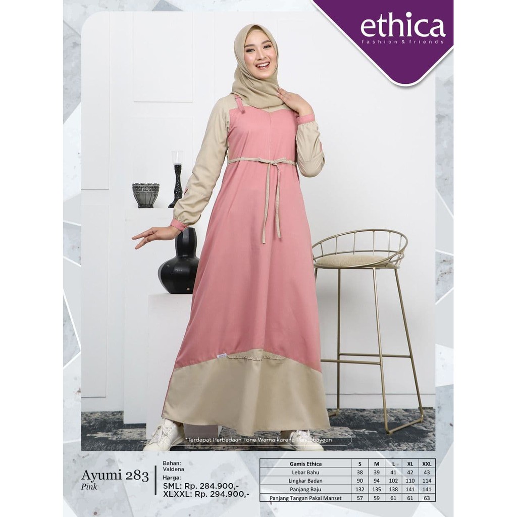 GAMIS TERBARU ETHICA AYUMI 283 PINK