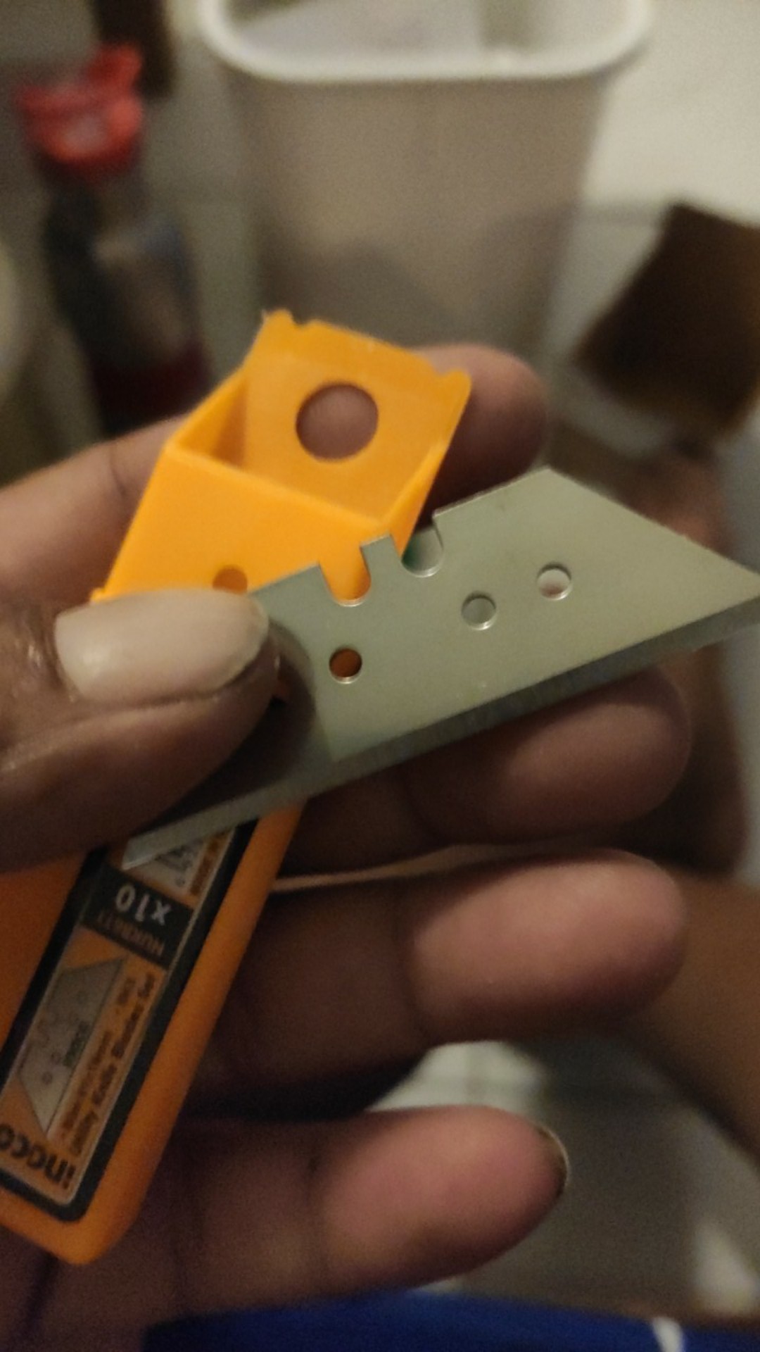 10 Pcs Utility Knife Blades Refill Isi Mata Pisau Ingco Hukb611