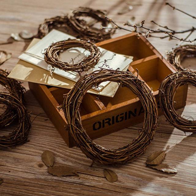 Akar rotan kering / ring rotan bahan craft Hiasan Mahar / Aksesoris Mahar Nikah/ Mahar Rustic