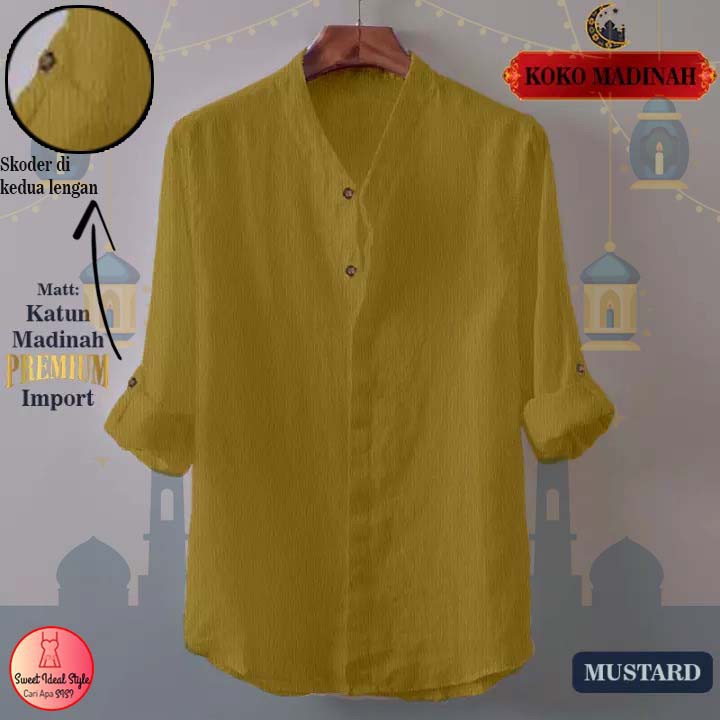 LVB Baju Koko MADINAH Uk.M-L-XL-XXL/ kurta pakistan pria / koko kemeja pria/21863/21865 21867 21869