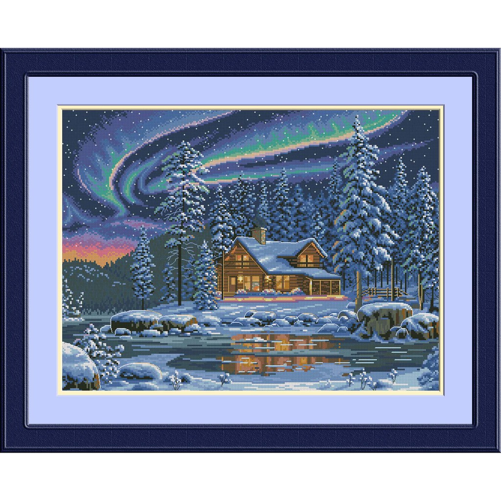 paket kristik pemandangan 20857 aurora