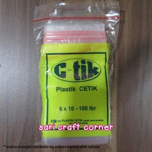 

Plastik Klip 6x10 cm - 100 lembar