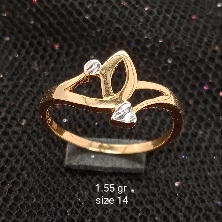 Cincin Emas 17 K - 1.55 gr Kadar 750 - 3330