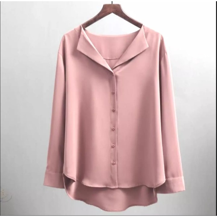 Atasan wanita viral tiktok Kemeja Blouse wanita TAMA BLOUSE / Baju kekinian korean style
