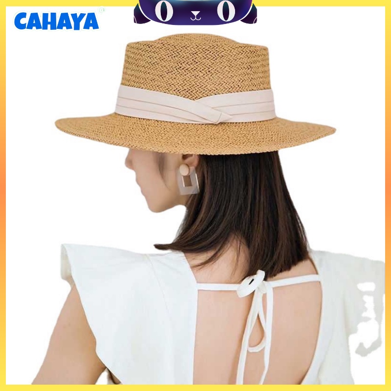 CAHAYA Topi Pantai Wanita Pelindung UV - Summerhat Pantai Import T111