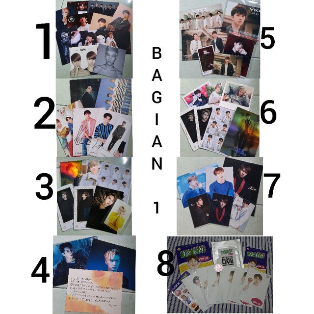 VIXX CLARANCE SALE DISKON VIXX ALBUM PHOTOCARD PC