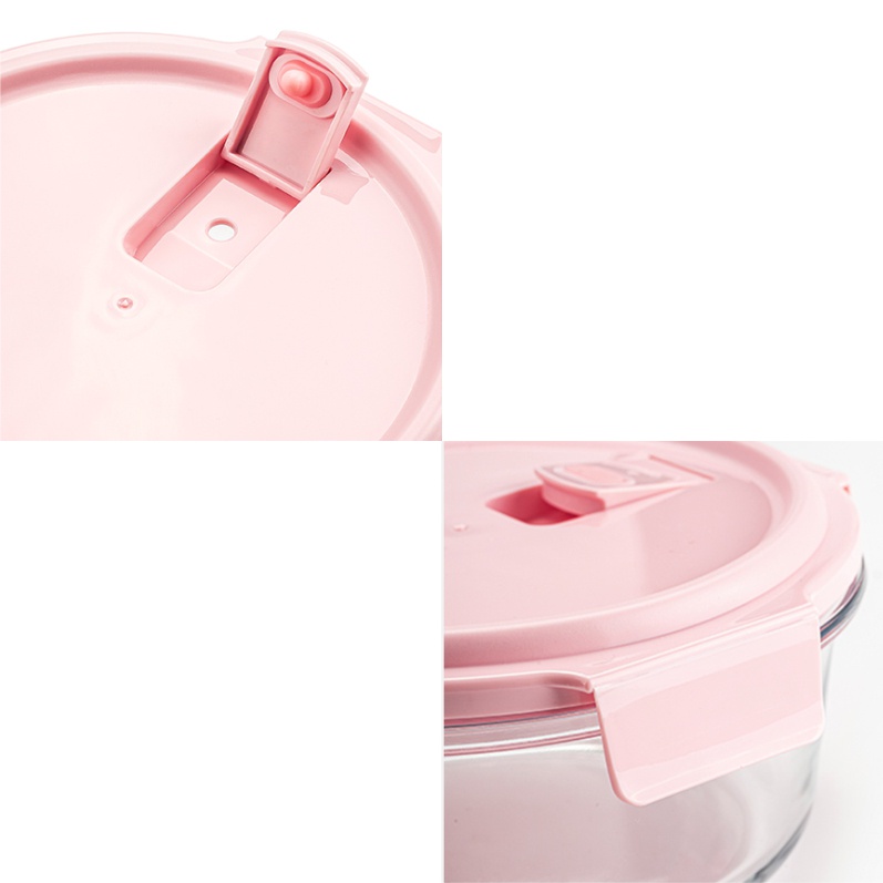 Mangkuk Kaca Tutup Elegant Dessert Soup Pudding Bowl with Lid Mangkok Tutup Lunch Box Food BL-4