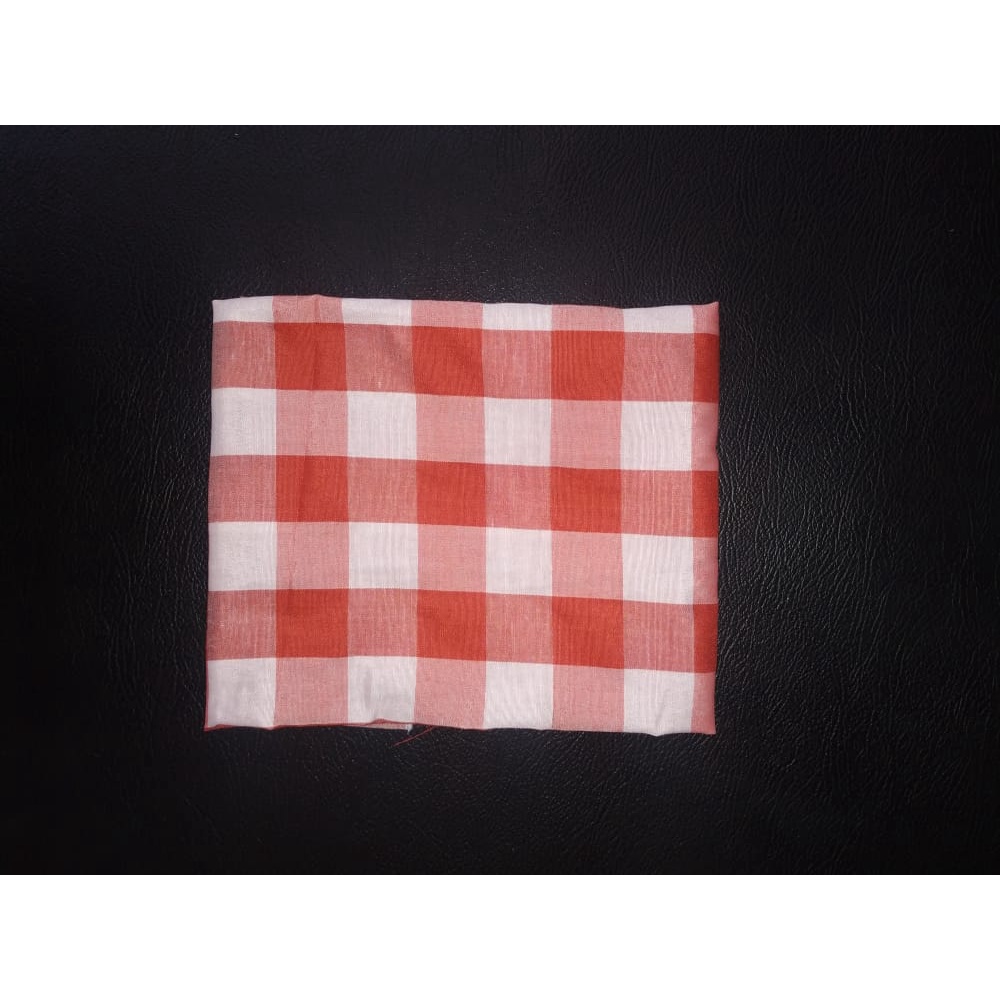 Kain Kotak-kotak Gingham CATUR / 3 cm Lebar 150 cm/1,5 Meter HARGA 1 ROLL  Bahan Katun Polyester Kain Estetik Gaya Korea