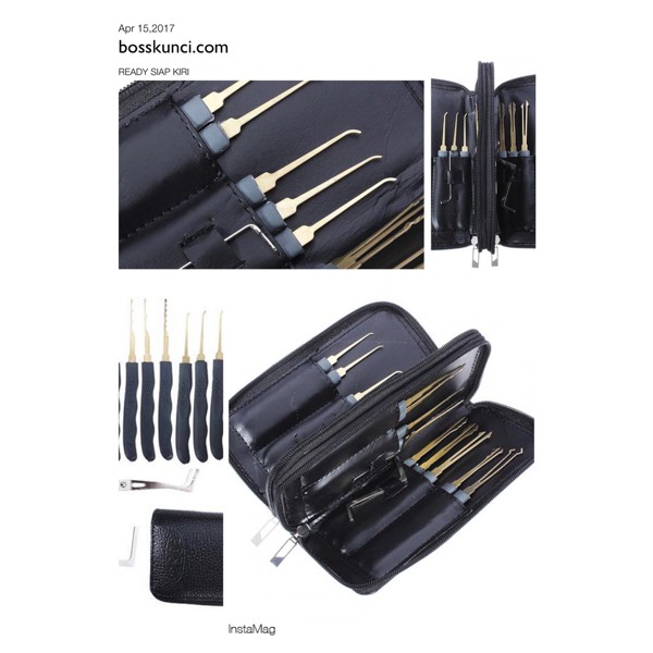 [FREE BUBBLE] Alat Pembuka Semua Kunci Lock Pick Gun