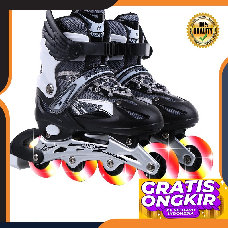 Sepatu Roda Dewasa All flash roller skates children's roller skates adult roller skates adjustable s