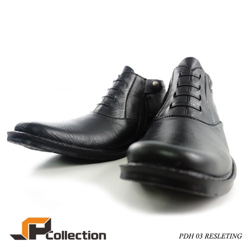 Sepatu Pria Pantofel PDH 03 Reseleting Carlit Warna Hitam Awet Cocok Untuk Acara Formal Dan Kantor