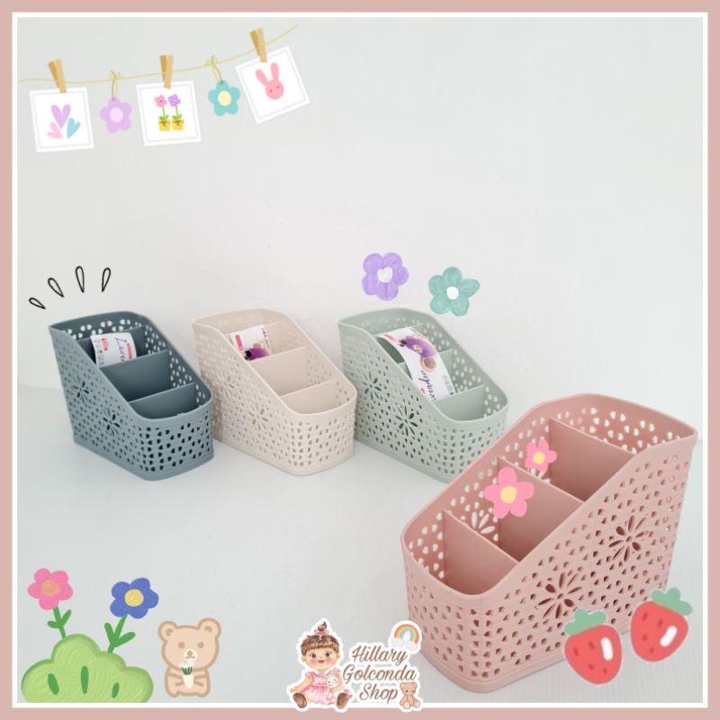 Keranjang serbaguna sekat/keranjang LAVENDER (1PC)
