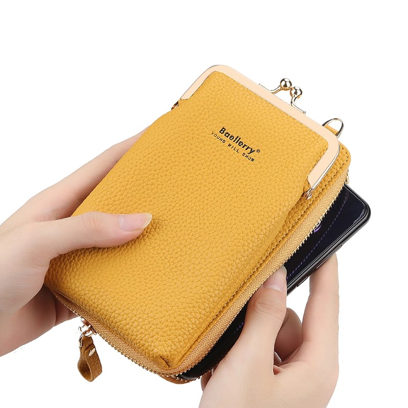 [ Clearance Sale! ] Tas Hp Wanita MINI Baellerry Import Selempang Wanita Bahan Kulit