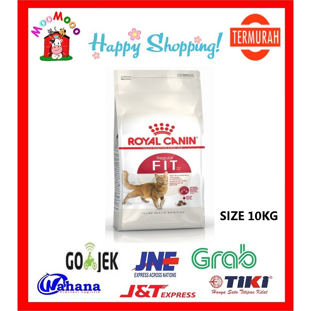 Royal Canin FIT 32 10Kg Makanan Kucing / Cat Food Shopee Indonesia