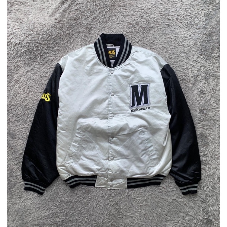 Jaket Varsity Satin dari Malts Suntory Baseball team bukan chalkline starter mlb