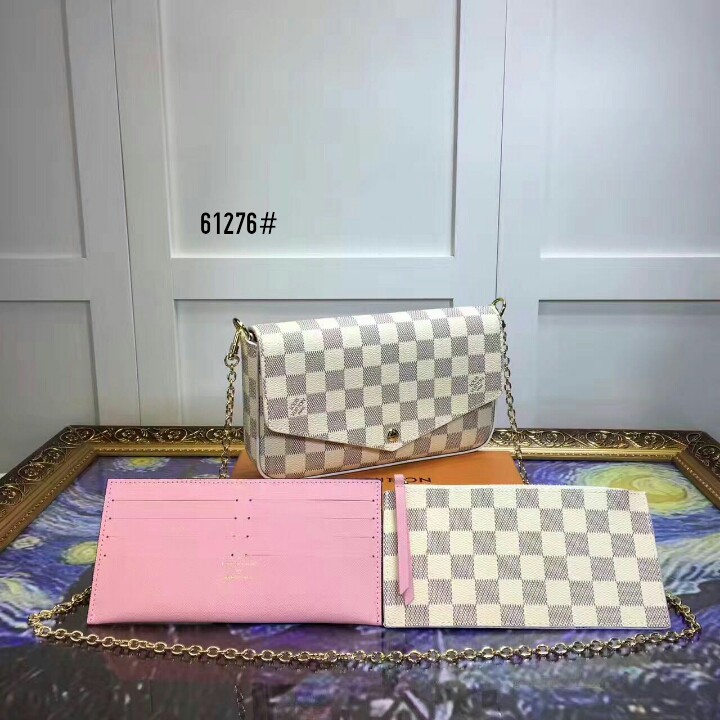 High Premium LV Louis Vuitton Pochette Felicie Bag X61276 Azure