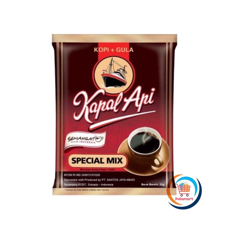 Kopi Kapal Api 25 gr isi 10 pcs