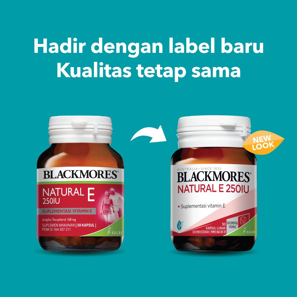 Blackmores Natural E 250 IU (50)