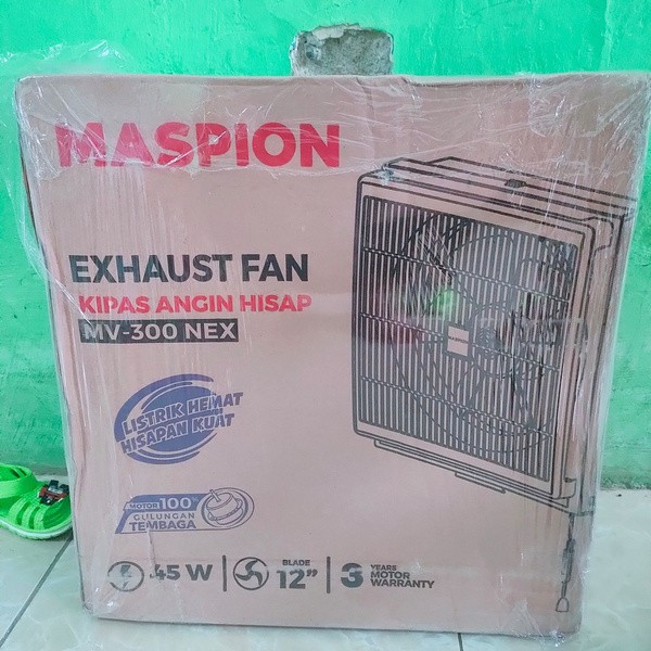 Exhaust Fan/Kipas Angin Hisap Maspion MV 300 NEX (12 Inch)