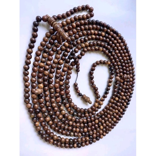 Tasbih gaharu isi 500 butir 8mm gaharu asli grade A tasbih gaharu asli tasbih gaharu wangi  gaharu s