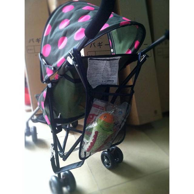 Tas stroller / tas jaring penyimpanan barang stroller / baby stroller storage bag