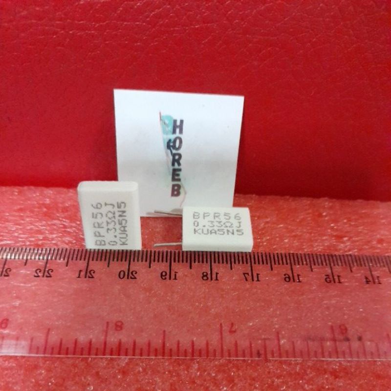 [10pcs] Resistor 5watt Noble 0,33 ohm