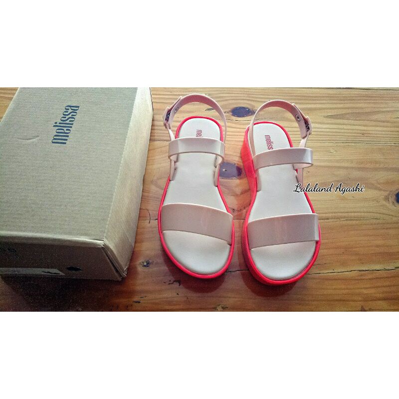 Sepatu melissa Lip Platform AD/Sepatu jelly wanita/Sepatu melissa wedges