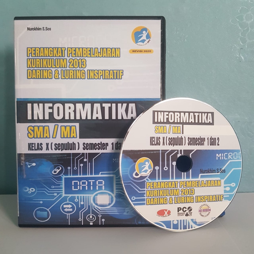 RPP Terbaru Mapel INFORMATIKA Untuk SMA/SMK/MA Kelas X XI XII RPP 1 Lembar Daring & Luring Semester 