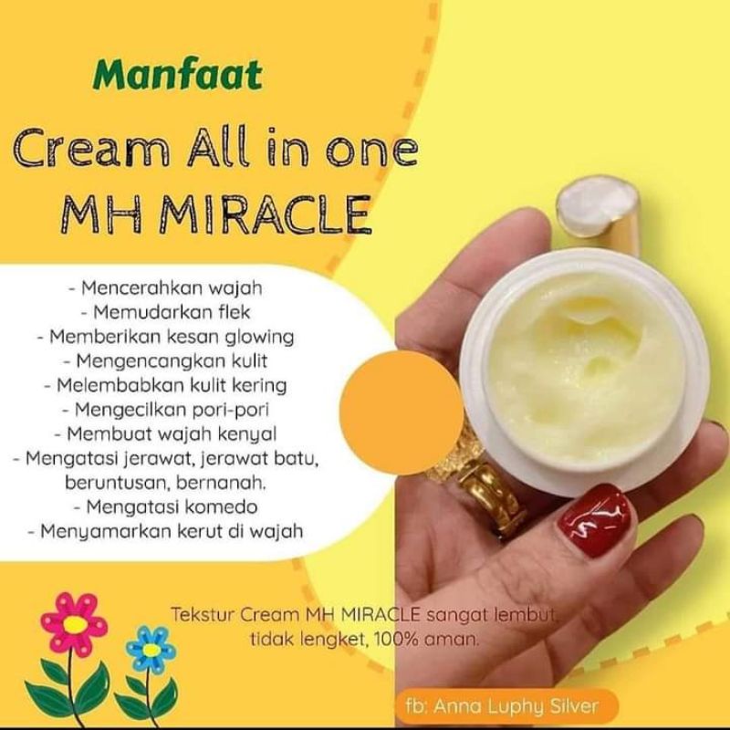 Cream ECER MH MIRACLE WHITENING SKIN BPOM RI
