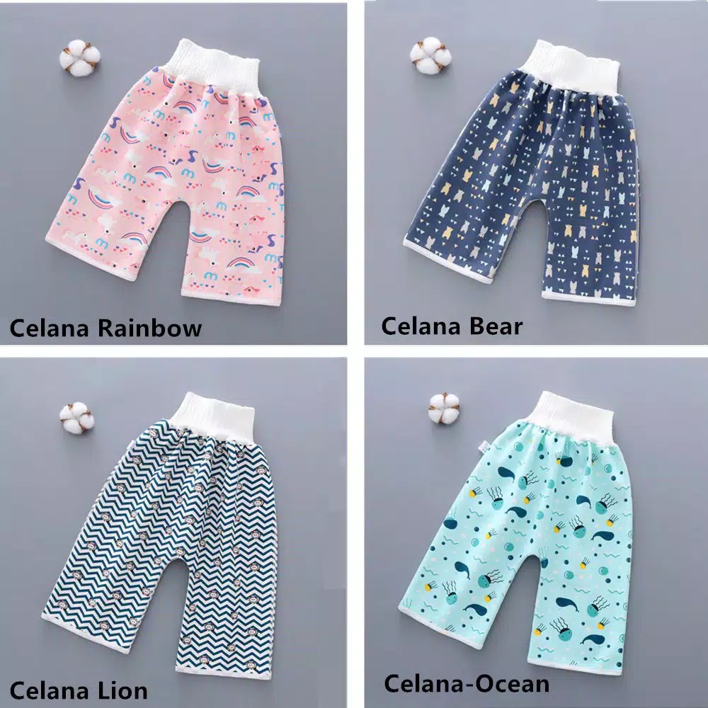 ROK CELANA POPOK BAYI/CLODI/POPOK BAHAN KAIN BAYI ANTI NGOMPOL/TOILET PANTS/TOILET TRAINING PANTS